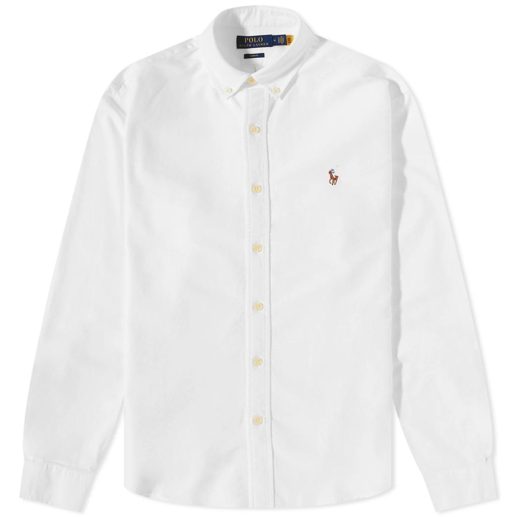 Men's Button Down Oxford Shirt White