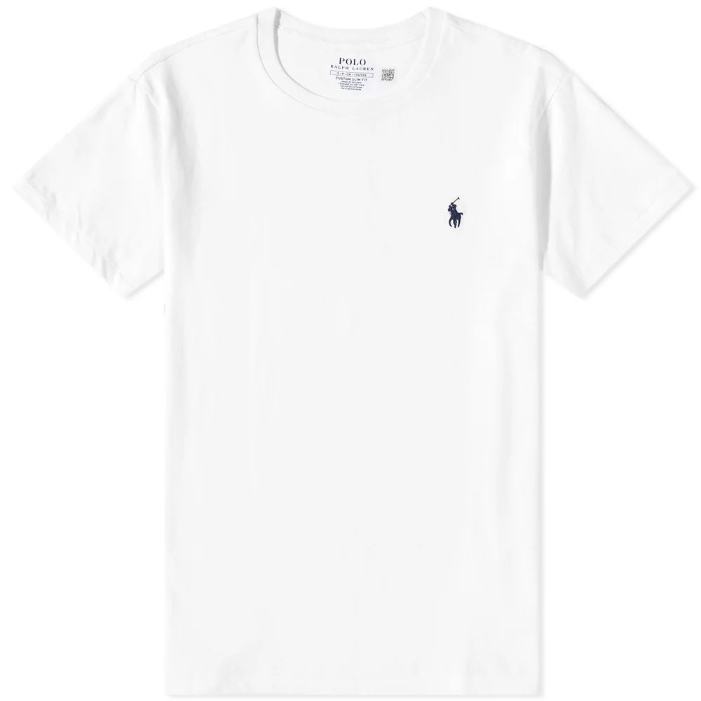 Men's Custom Fit T-Shirt White/Petrol