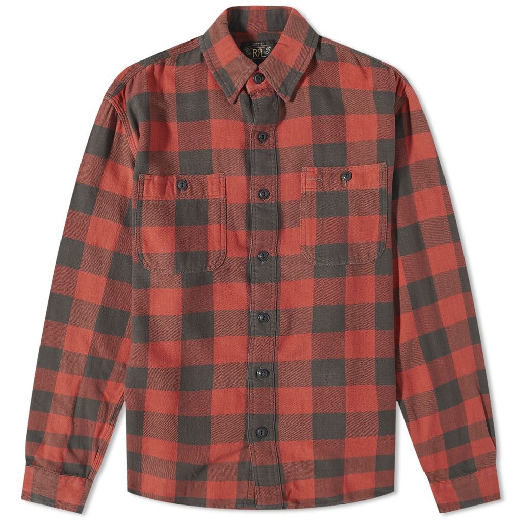 Men's Buffalo Check Pocket Shirt Red/Black