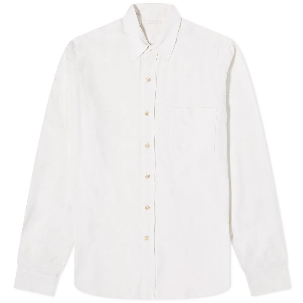 Men's Classic Shirt White Silk