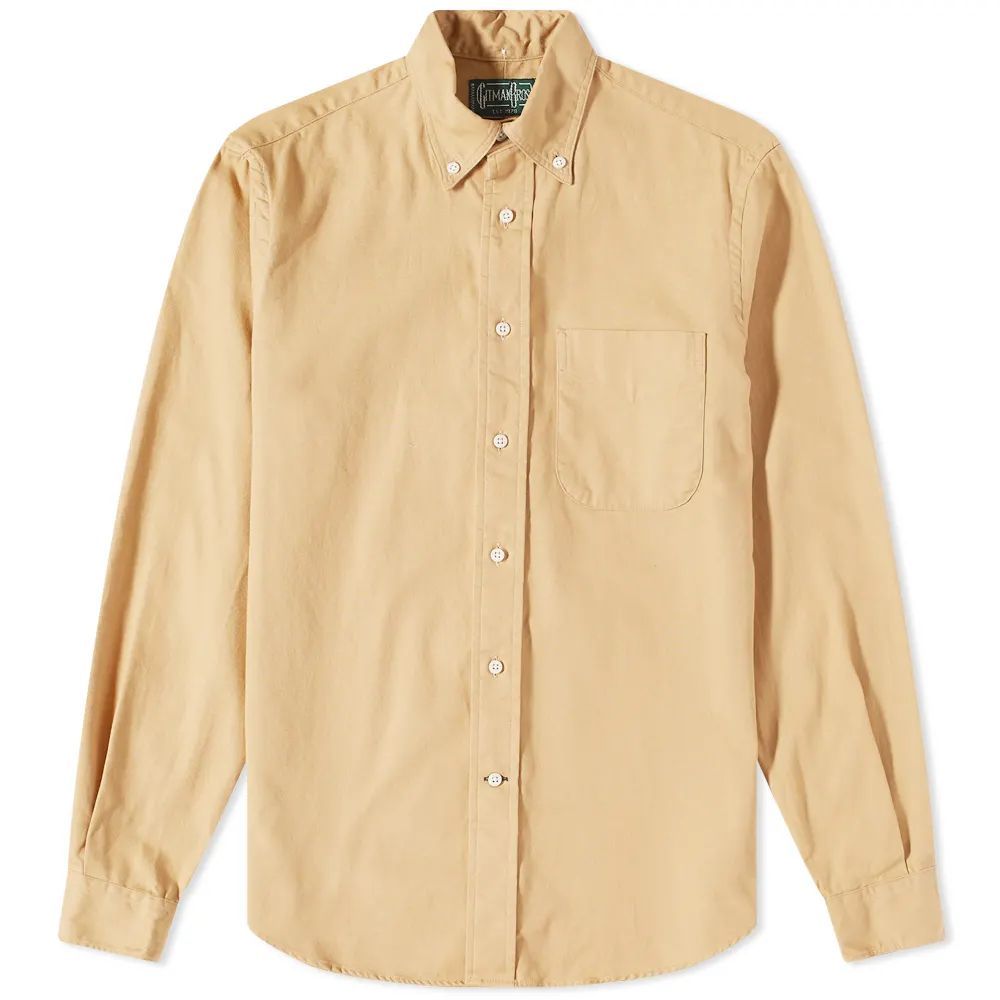 Men's Button Down Overdyed Oxford Shirt - END. Excl Toast