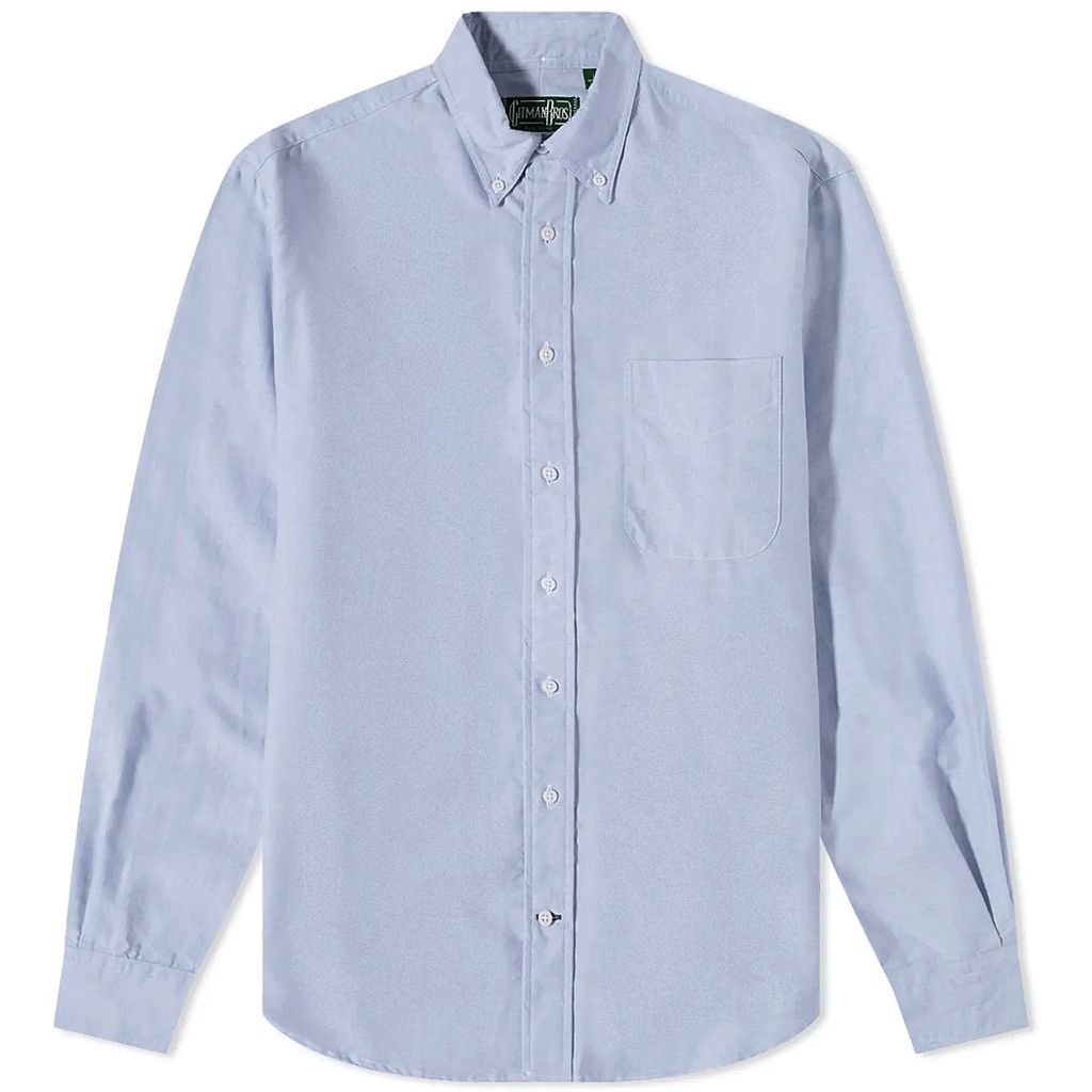 Men's Button Down Oxford Shirt Blue