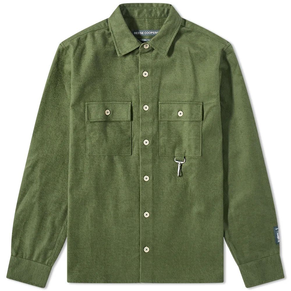 Men's Flannel Button Down Shirt Sage
