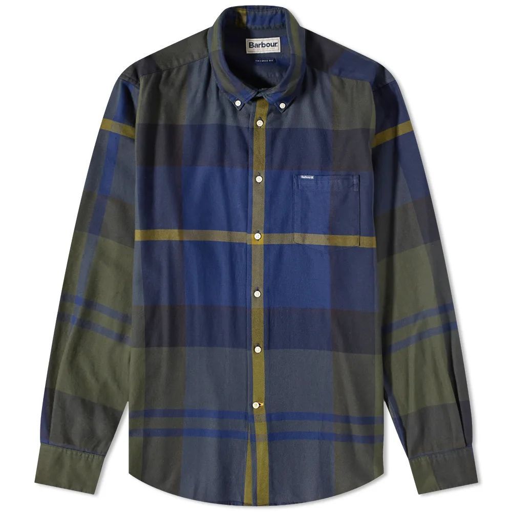 Men's Dunoon Taillored Shirt Olive Night