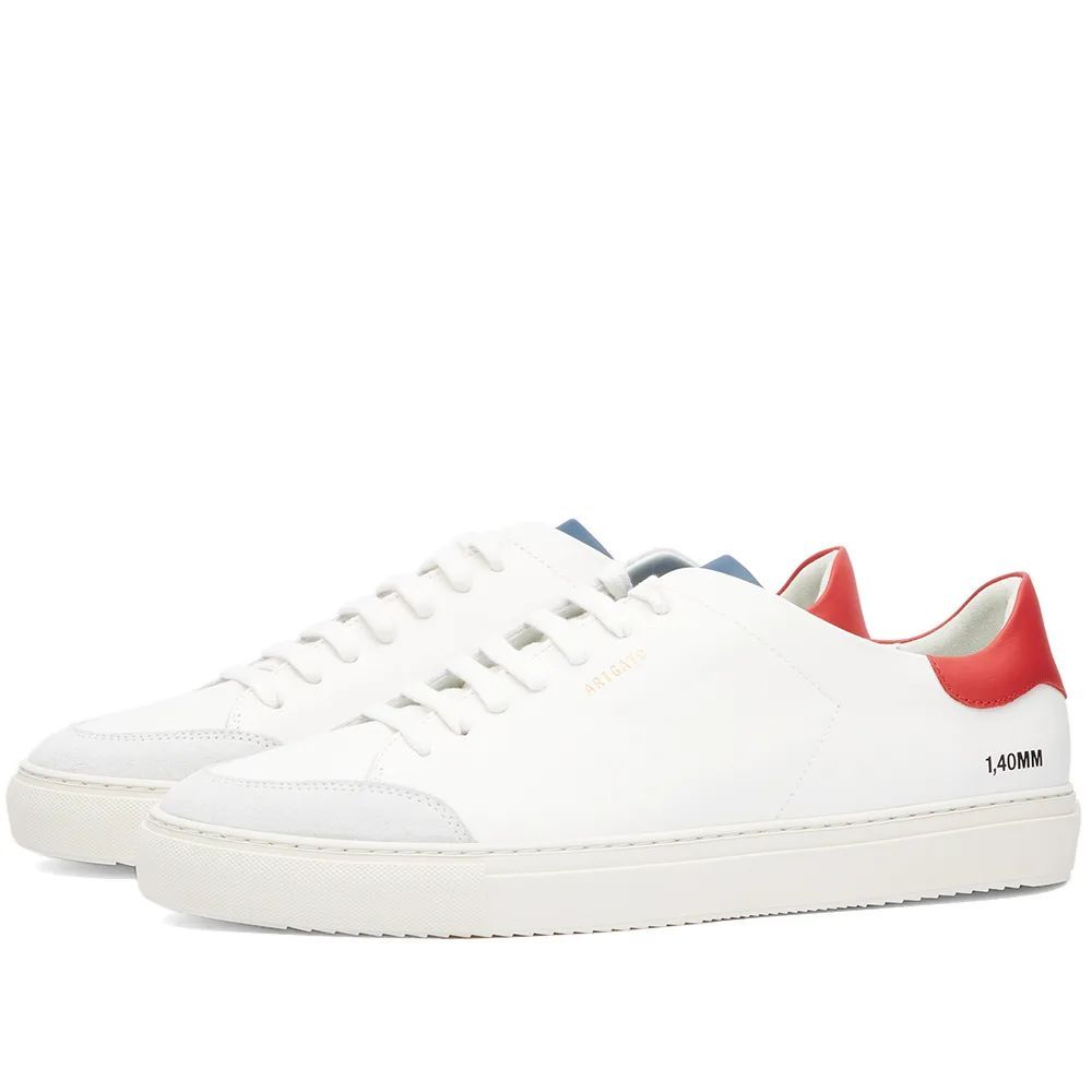 Men's Clean 90 Triple Sneaker White/Red/Blue