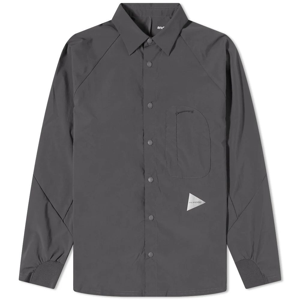 Men's Fleece Base Overshirt Charcoal