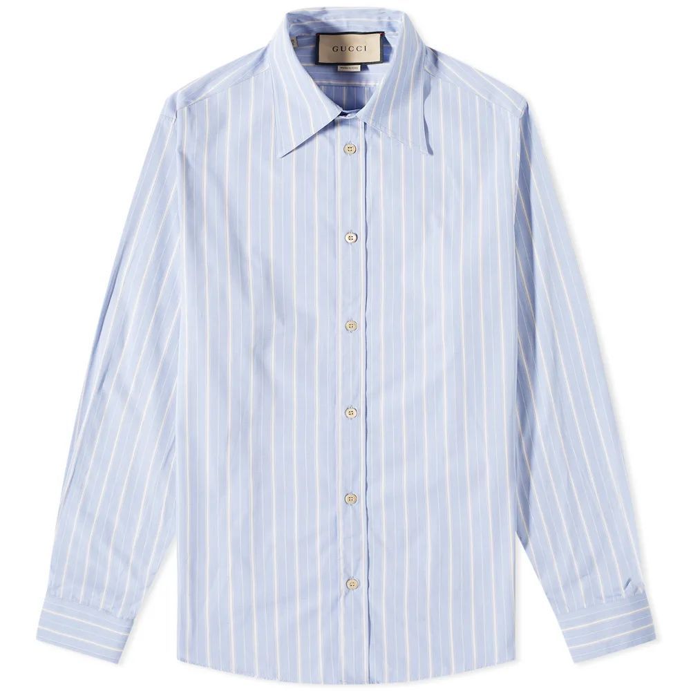 Men's Catwalk Stripe Oxford Shirt Blue