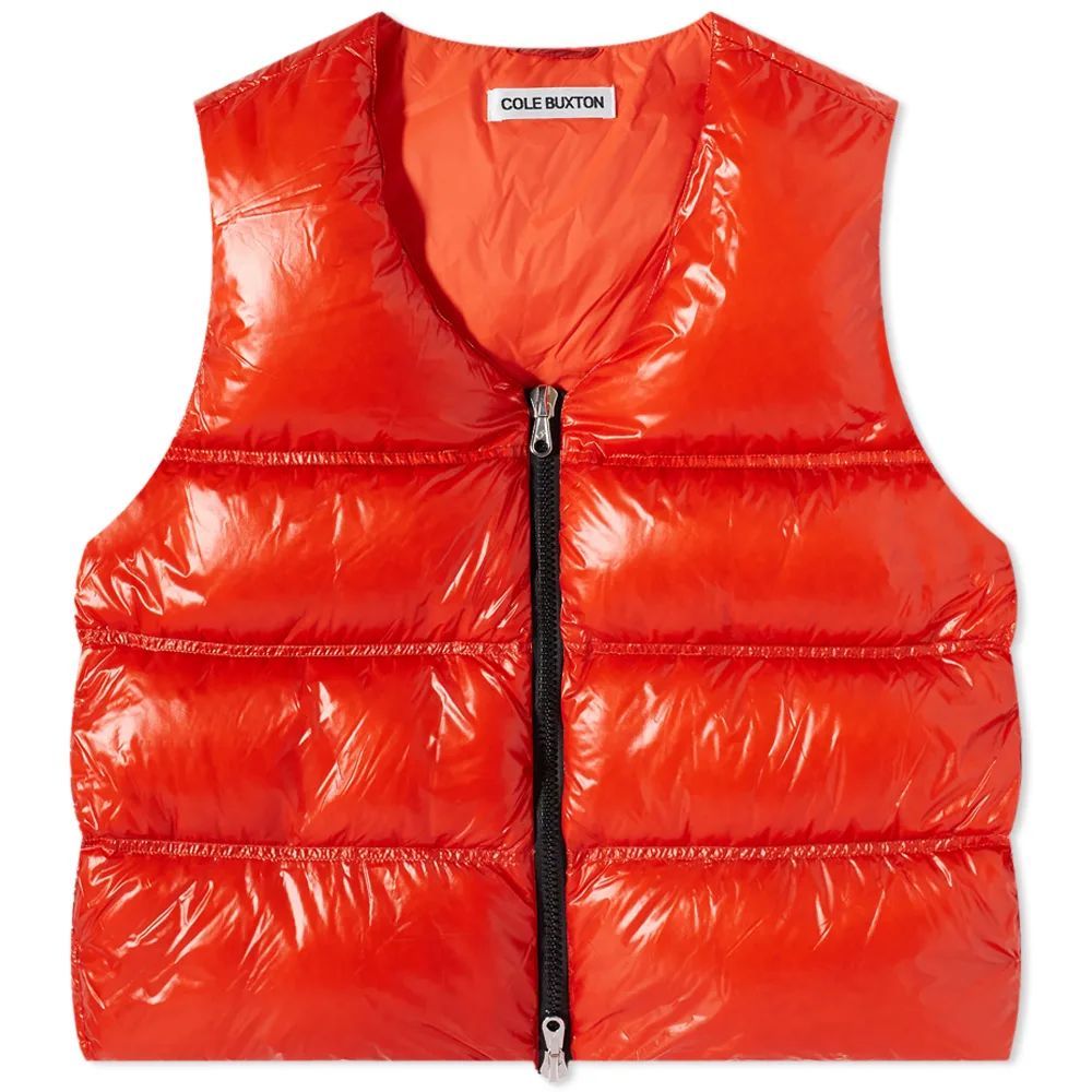 Men's Down Insulated Gilet Orange