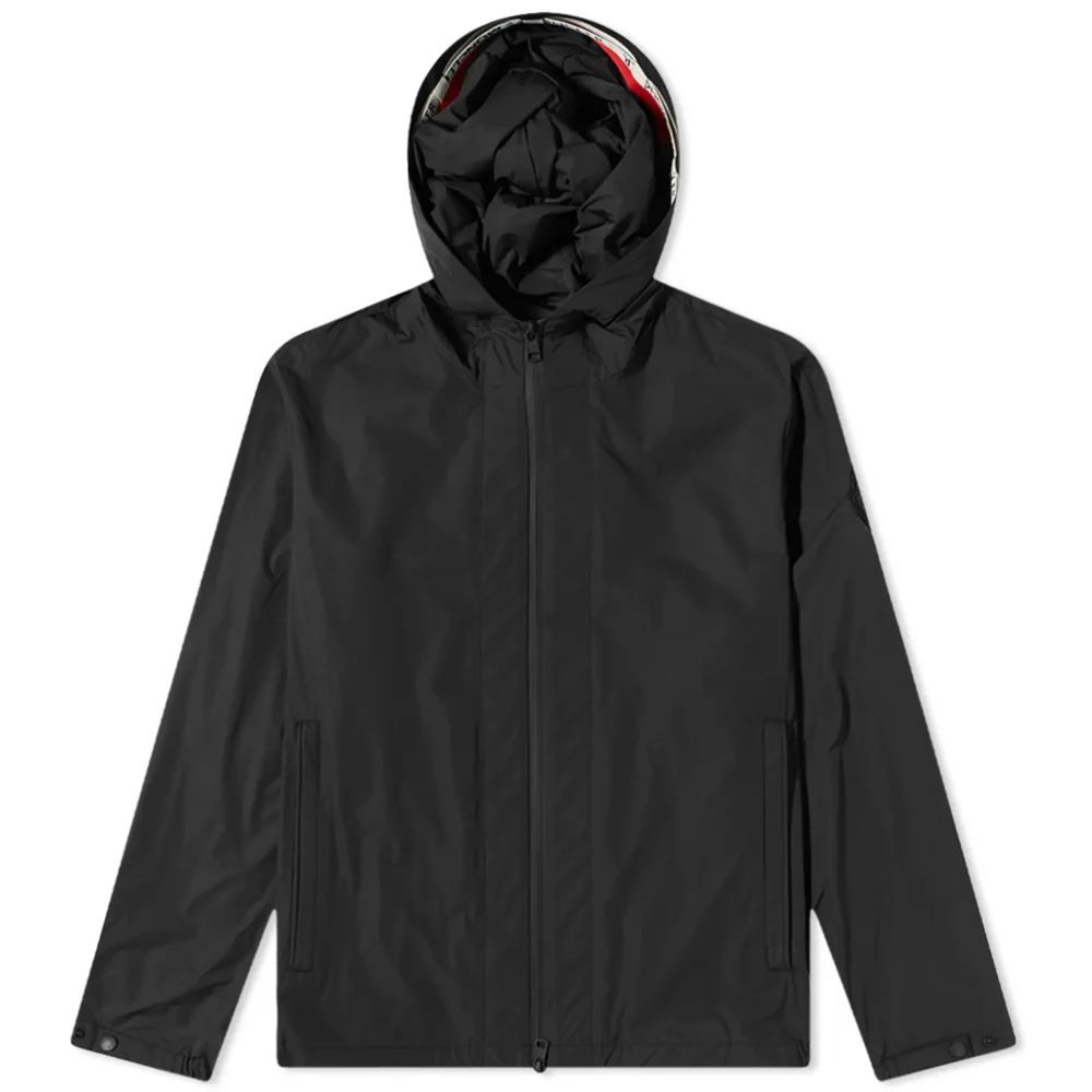 Men's Carles Ghost Logo Hooded Jacket Black