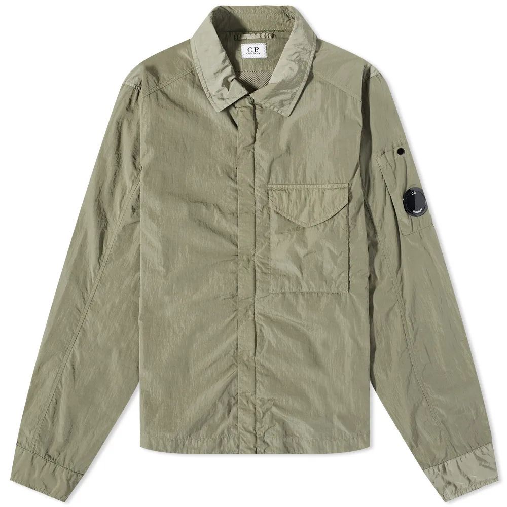 Men's Chrome-R Zip Overshirt Bronze Green