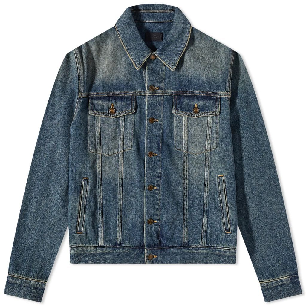 Men's Denim Jacket Deep Vintage Blue