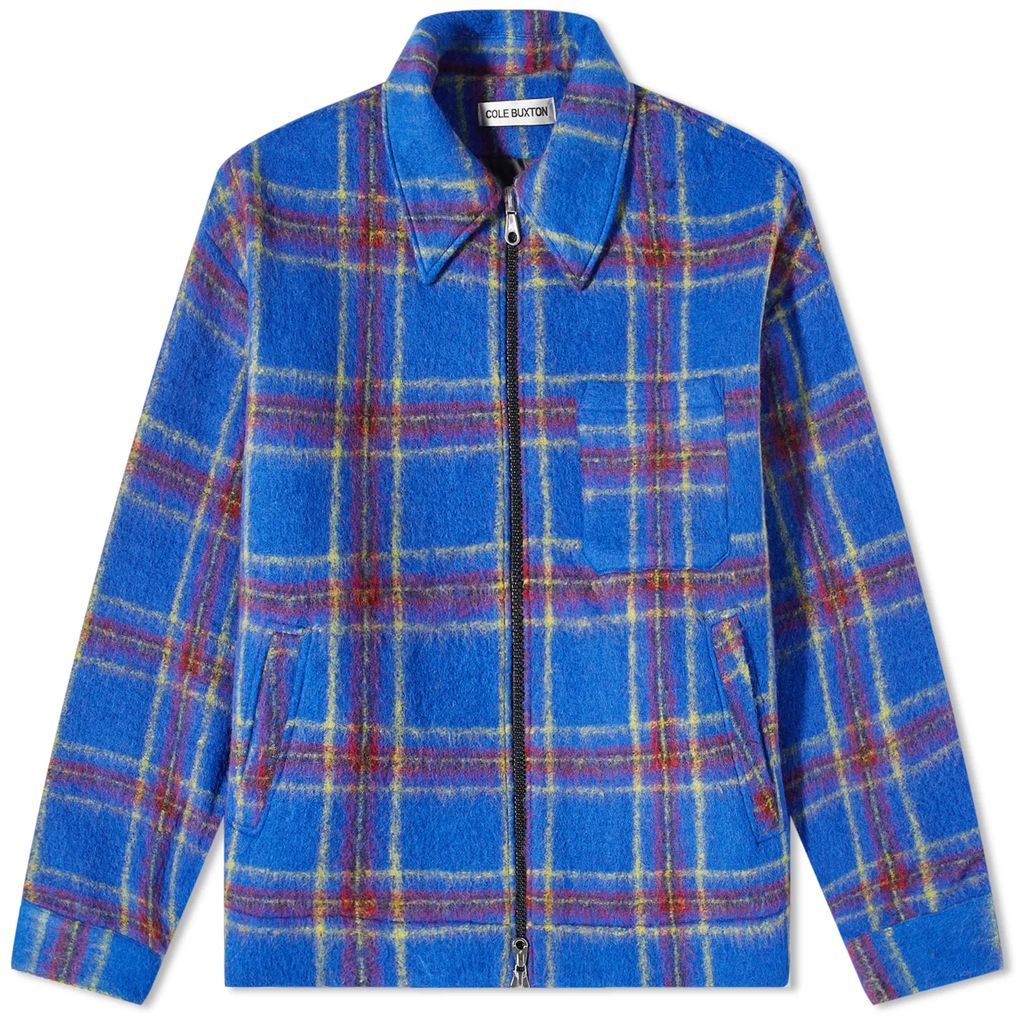 Men's Flannel Overshirt Blue/Red/Yellow