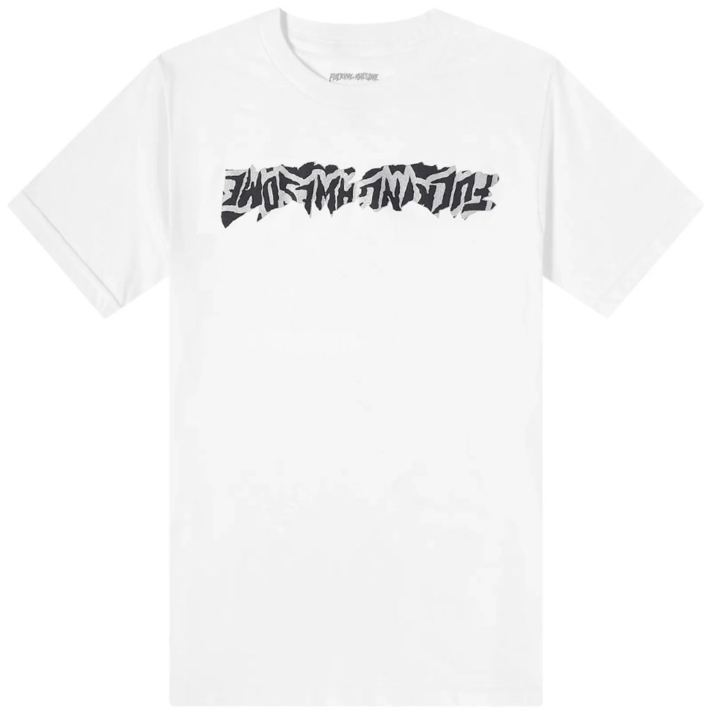 Men's Cut Out Logo T-Shirt White