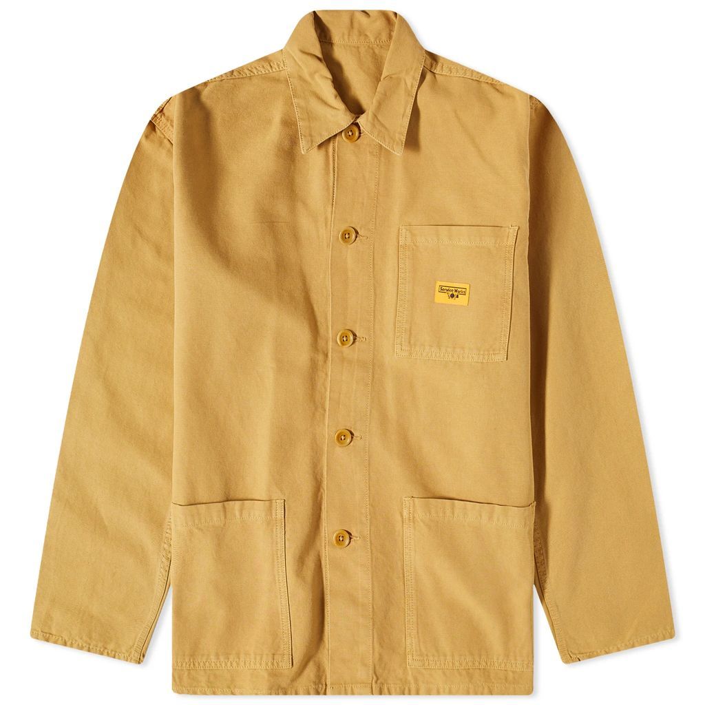 Men's Canvas Coverall Jacket Tan