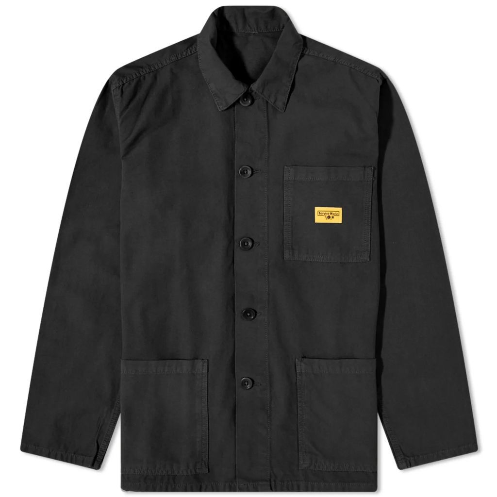 Men's Canvas Coverall Jacket Black