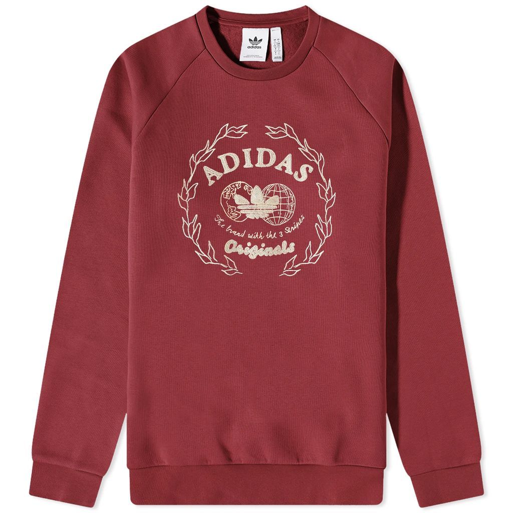 Men's Crew Sweat Shadow Red