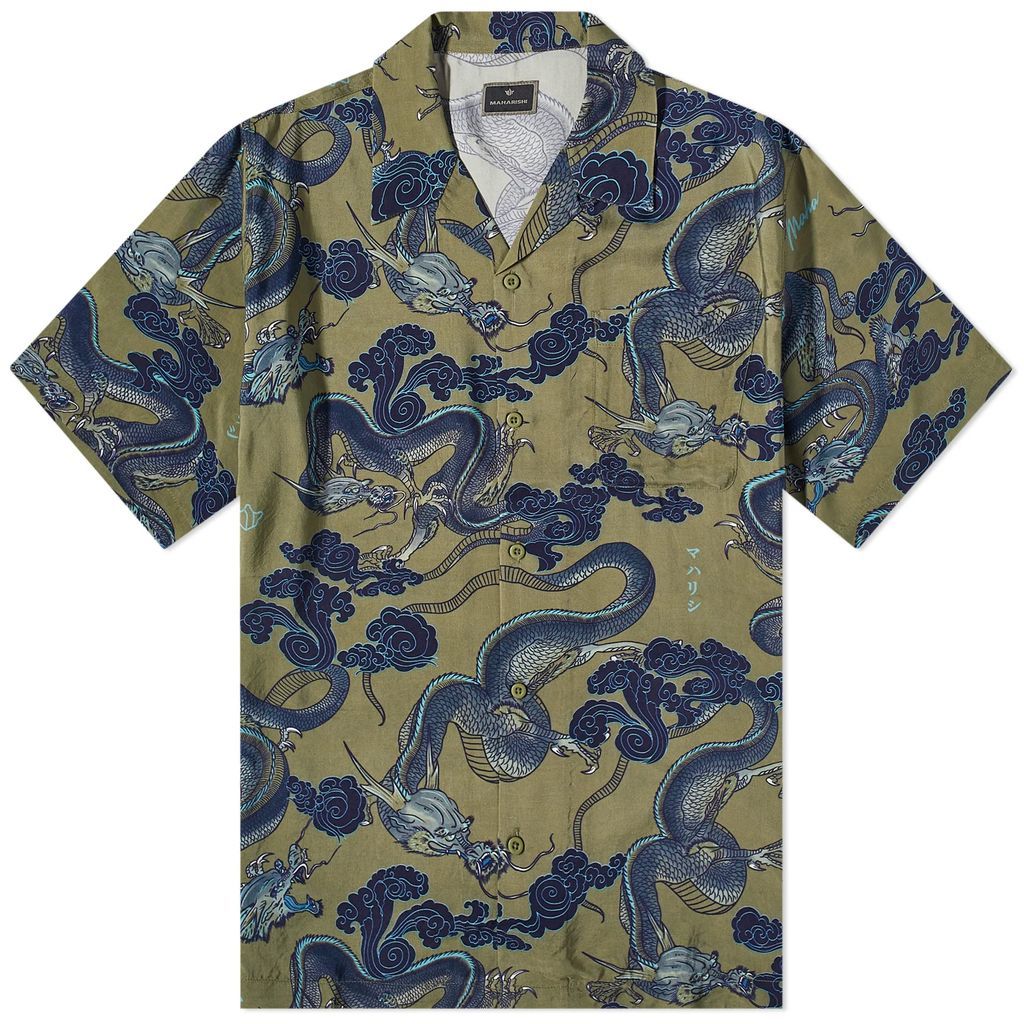 Men's Cloud Dragon Vacation Shirt Olive