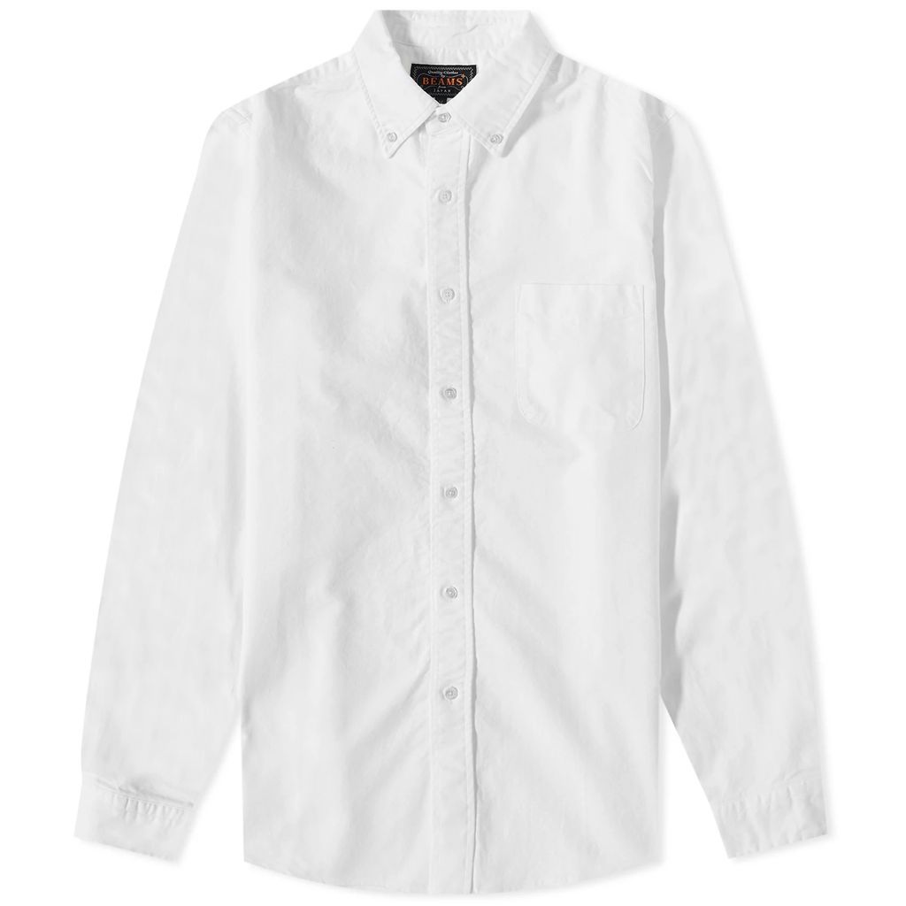 Men's Button Down Oxford Shirt White