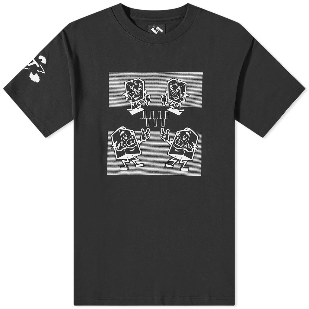 Men's Electronics T-Shirt Black