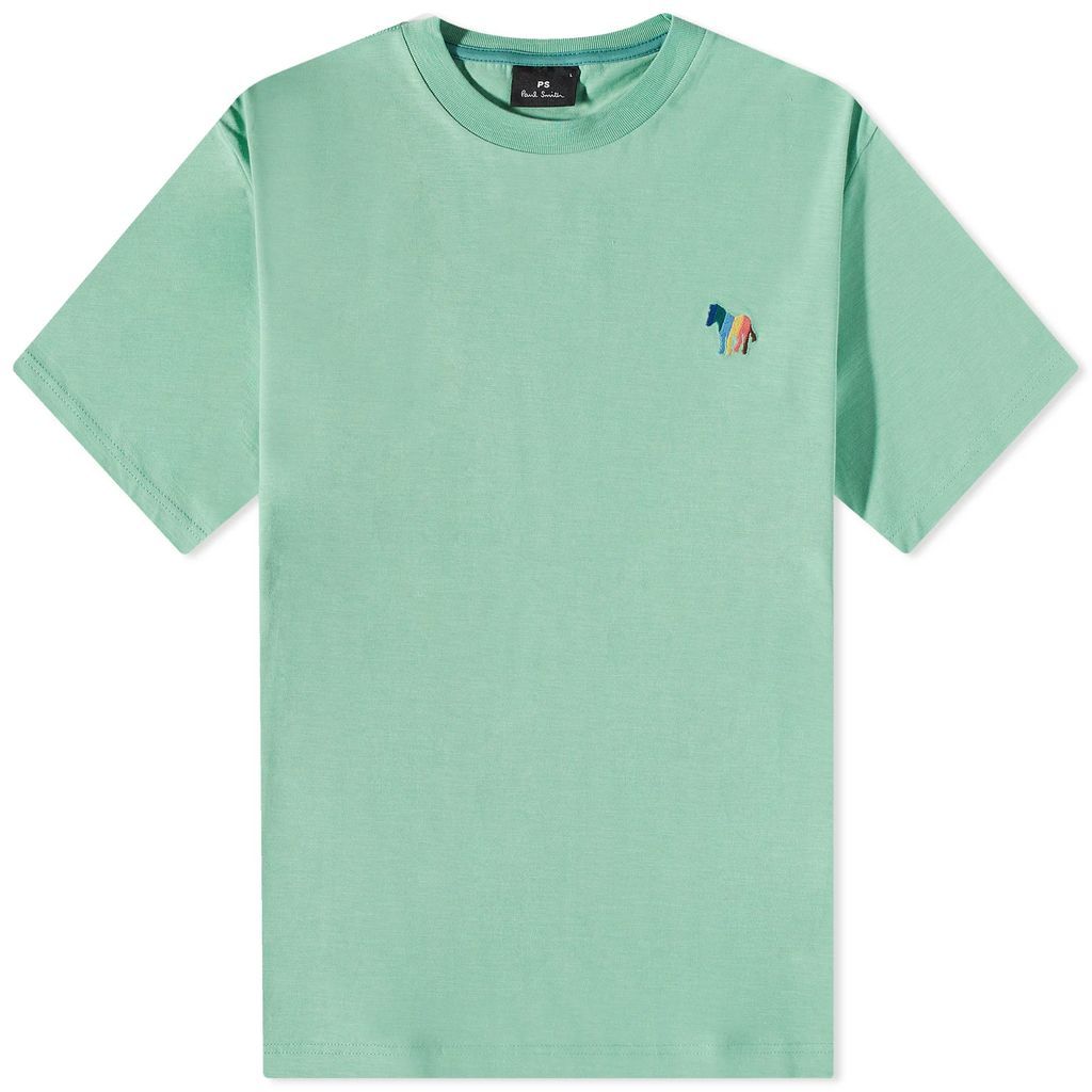 Men's Broad Stripe Zebra T-Shirt Green