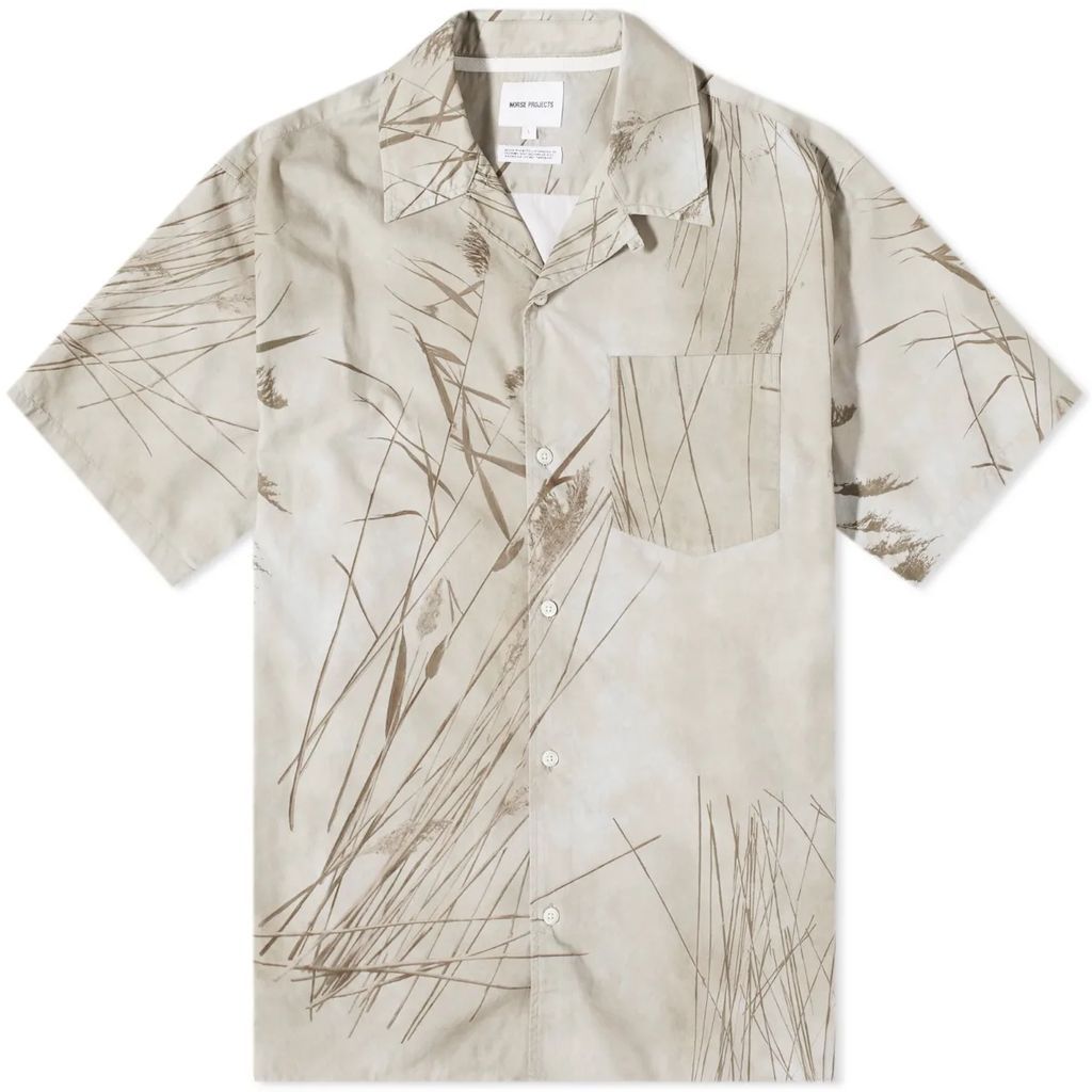 Men's Carsten Print Shirt Light Khaki