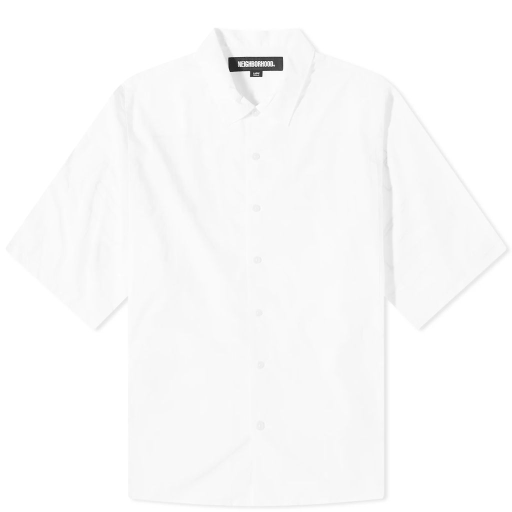 Men's Dolmansleeve Logo Short Sleeve Shirt White
