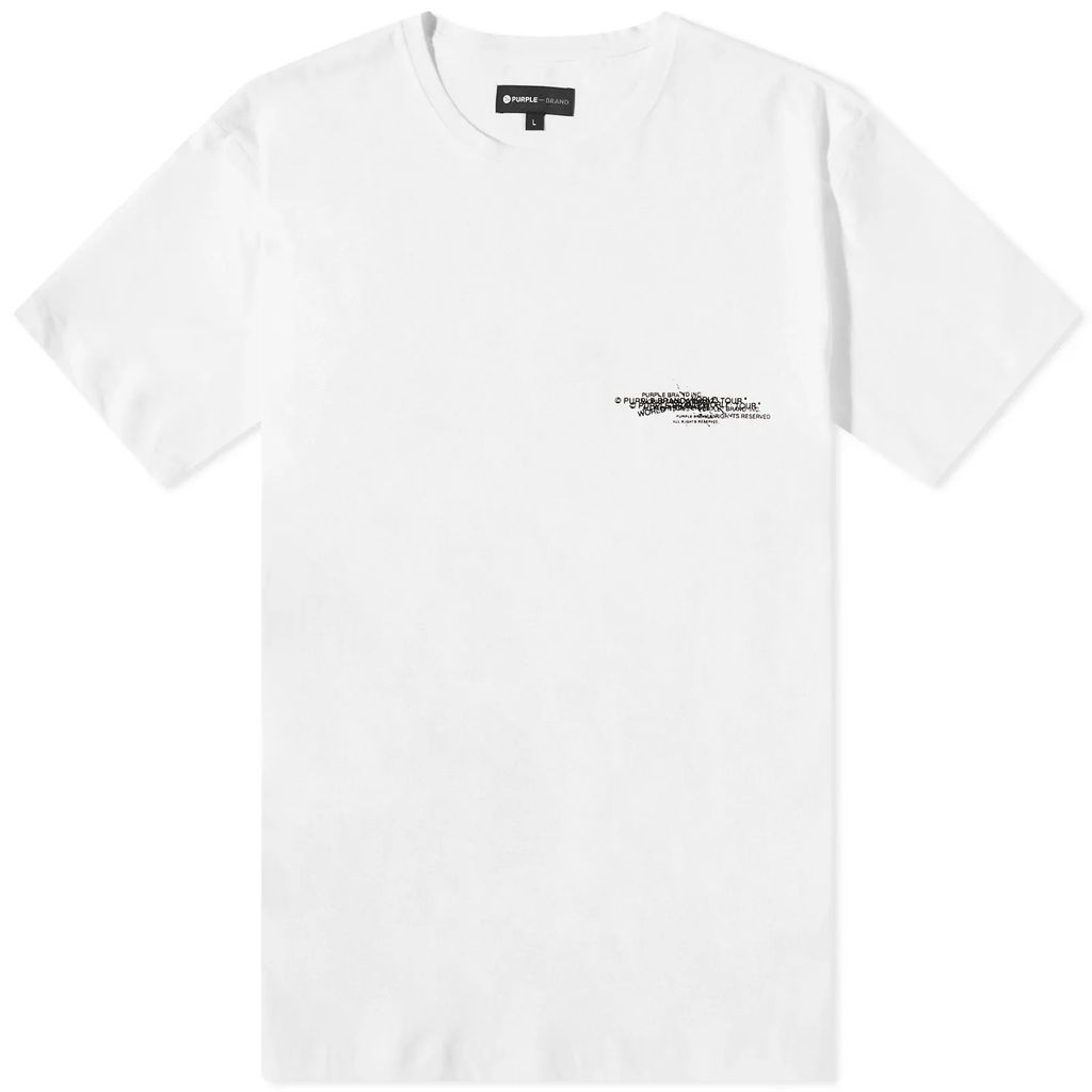 Men's Clean Jersey Logo T-Shirt White
