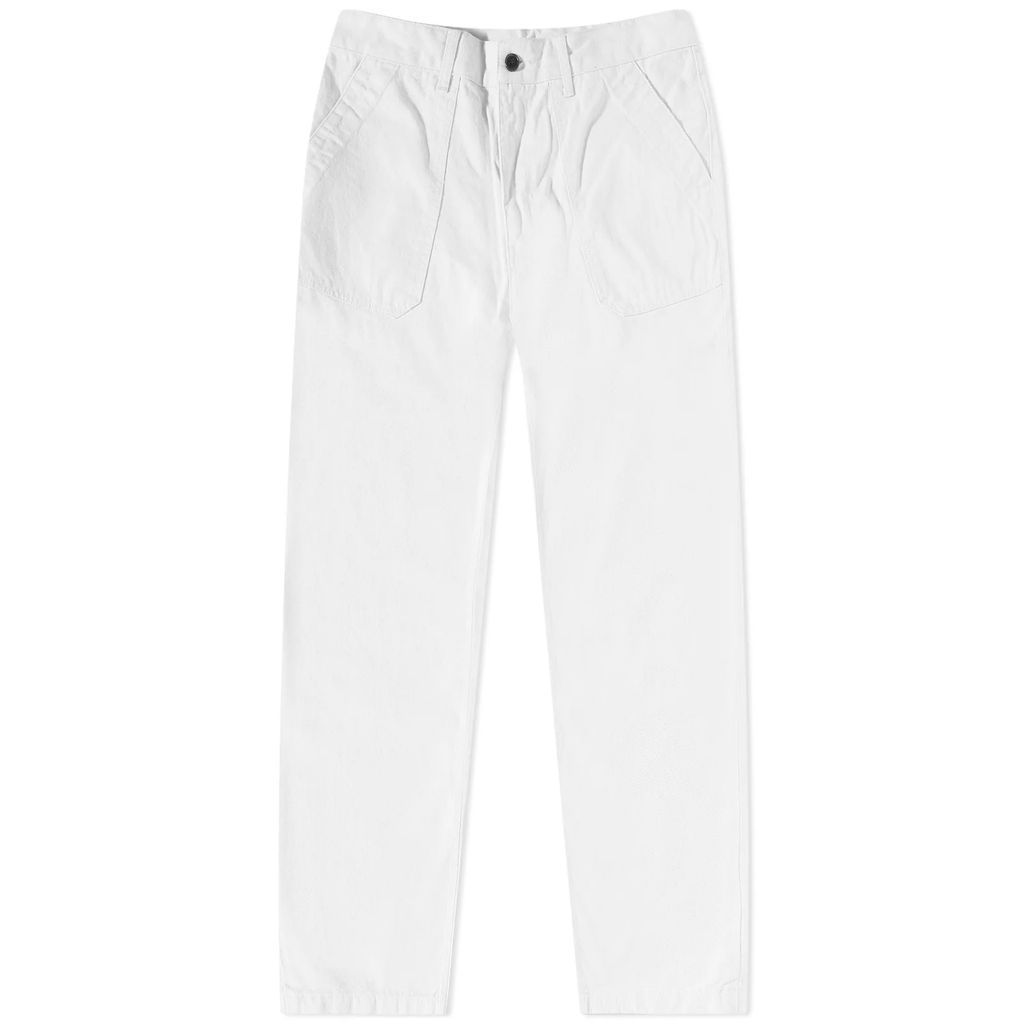 Men's Cotton Fatigue Pants White