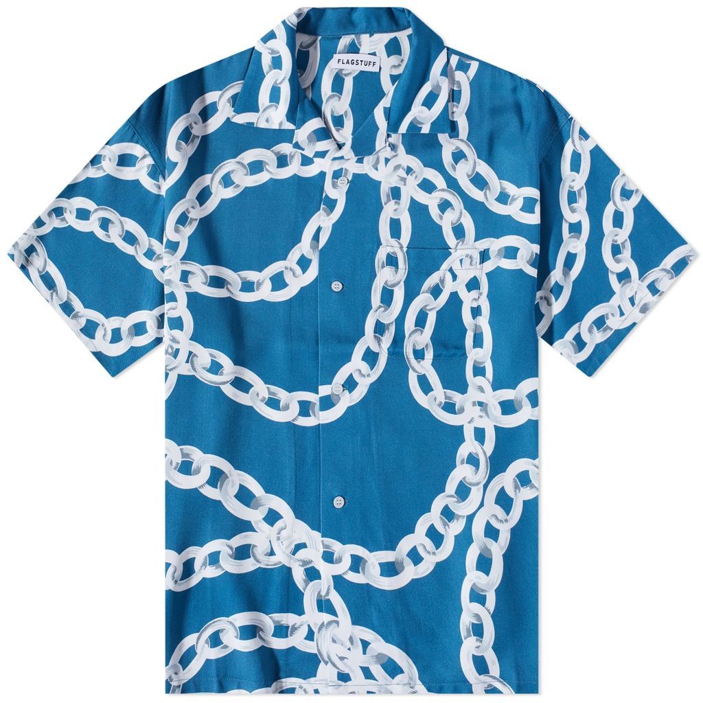 Men's Chain Vacation Shirt Blue