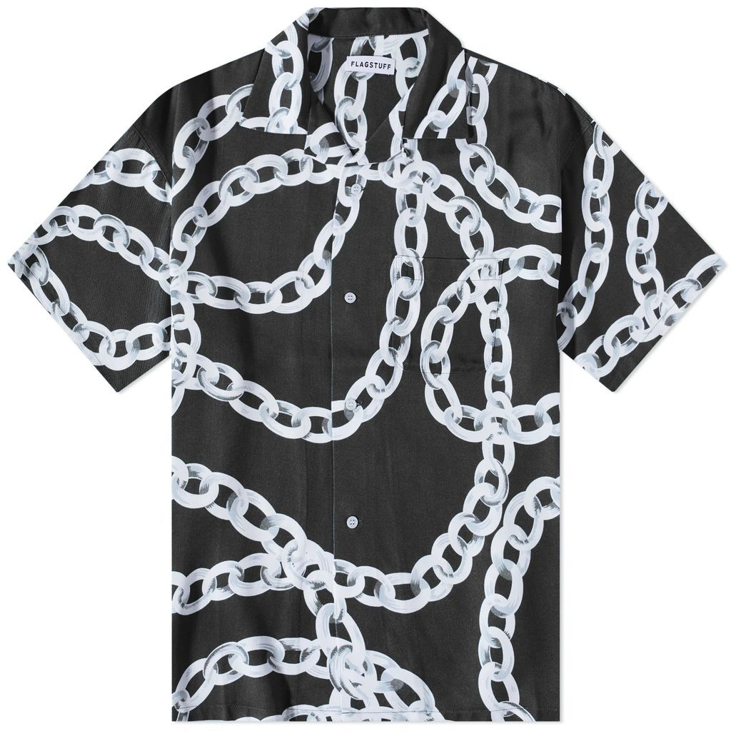 Men's Chain Vacation Shirt Black