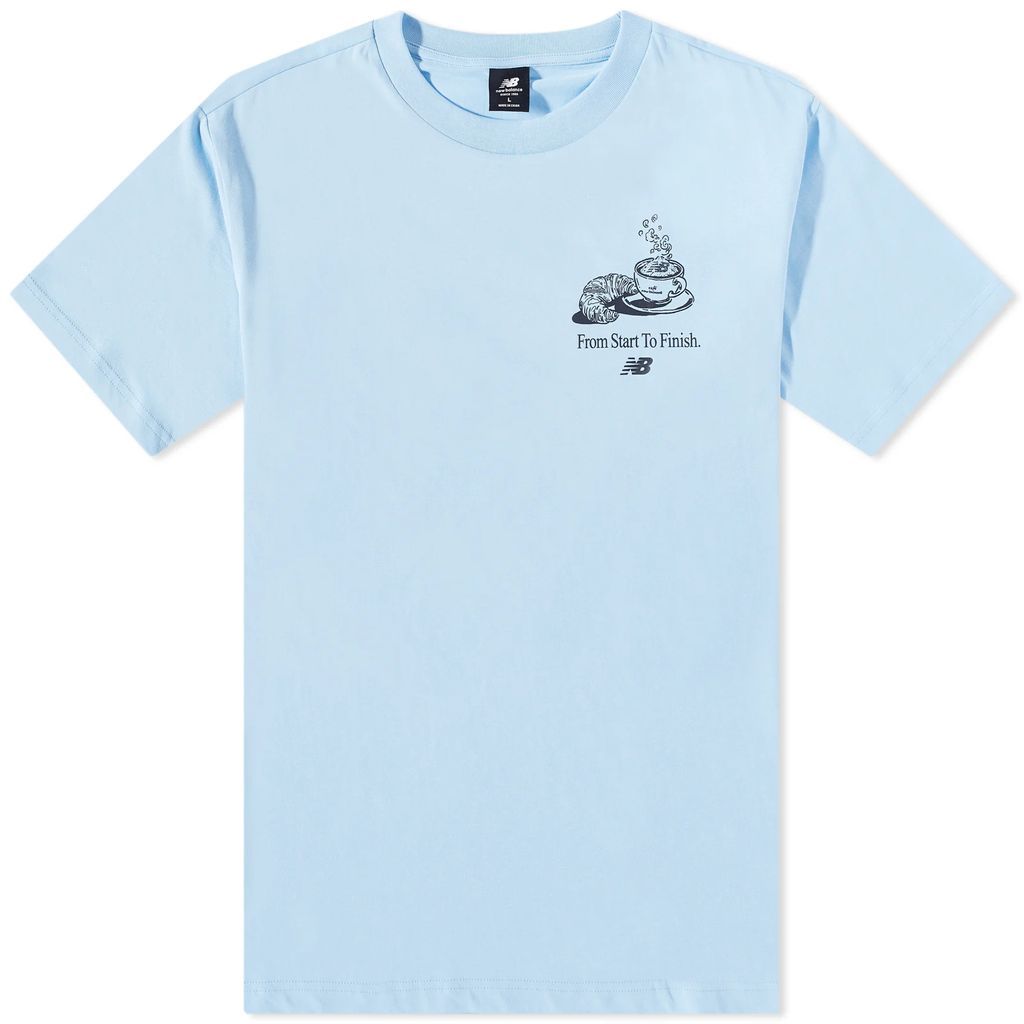 Men's Café Coffee T-Shirt Blue Haze