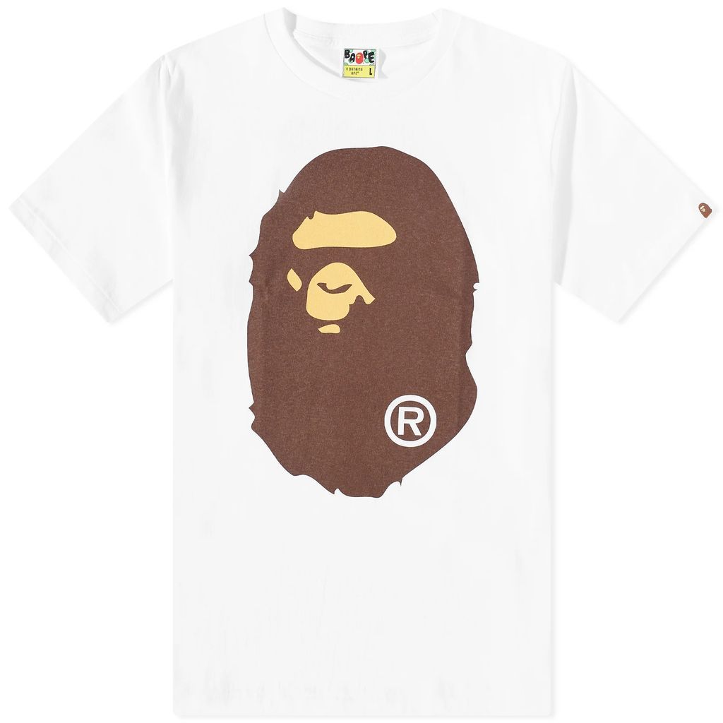 Men's Classic Big Ape Head T-Shirt White