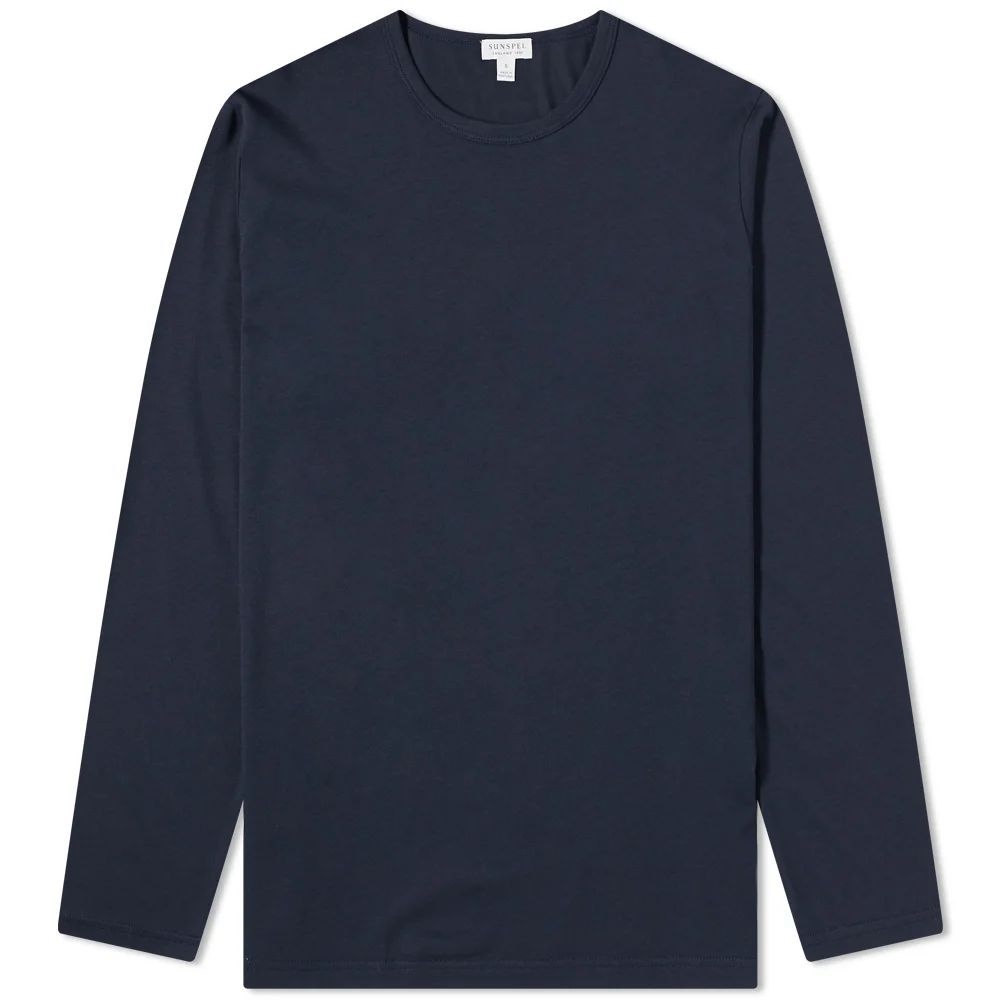 Men's Lounge Long Sleeve T-Shirt Navy