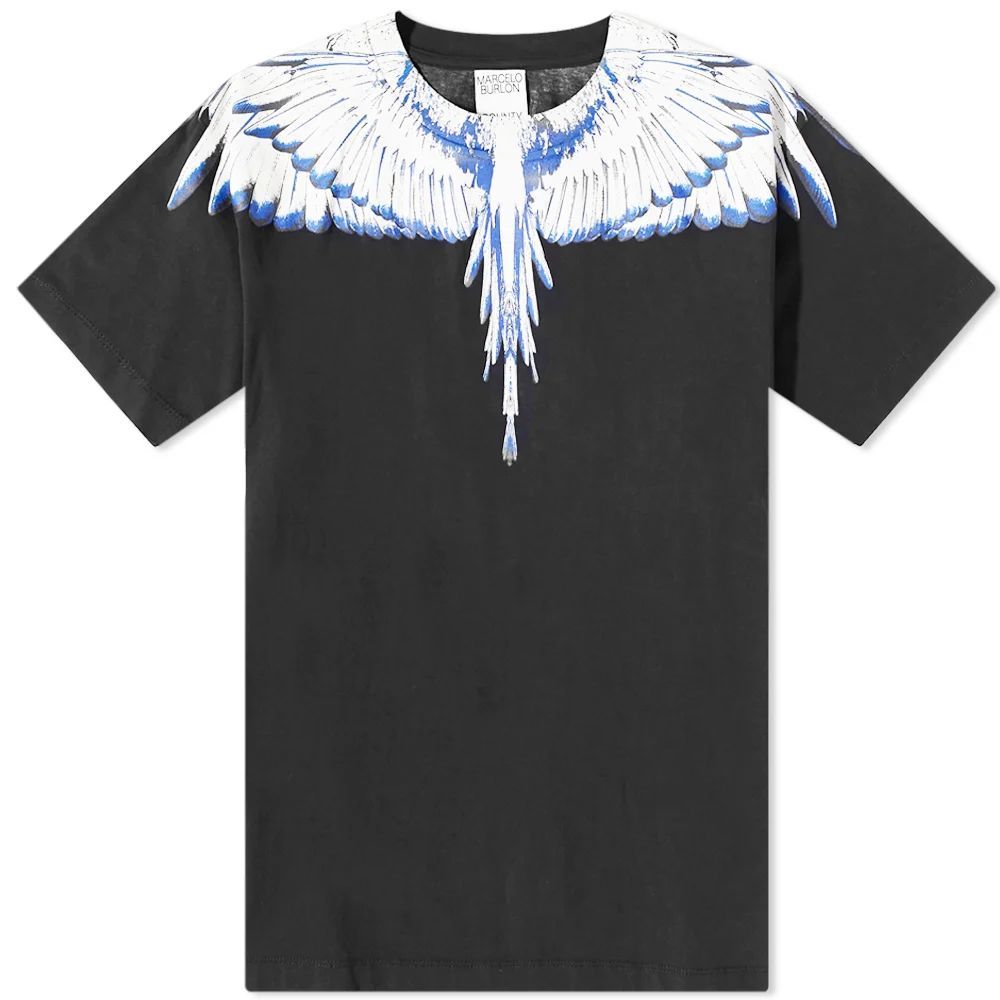 Men's Icons Wings T-Shirt Black/Whte