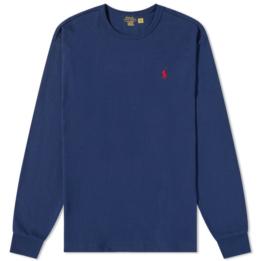 Men's Heavyweight Long Sleeve T-Shirt Newport Navy