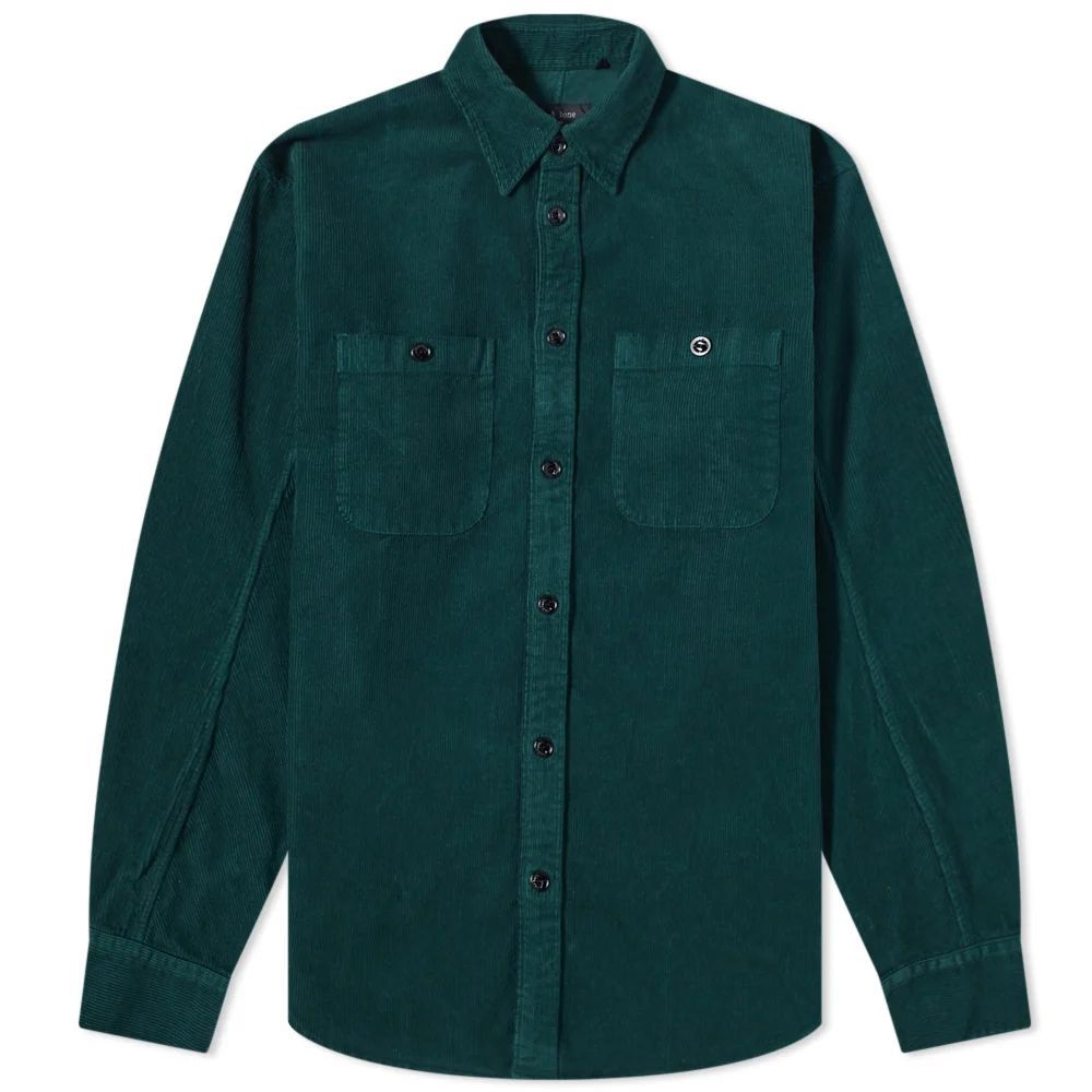 Men's Gus Corduroy Shirt Dark Green