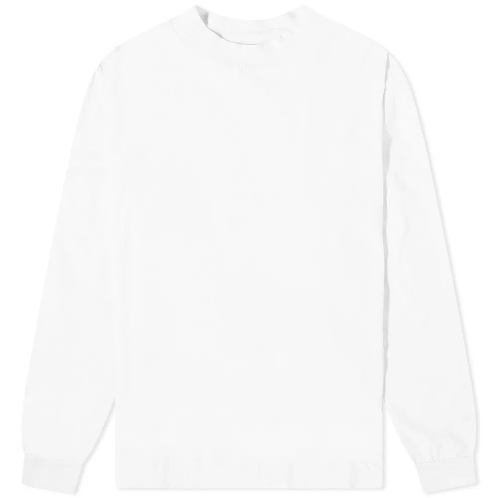 Men's Long Sleeve University T-Shirt White