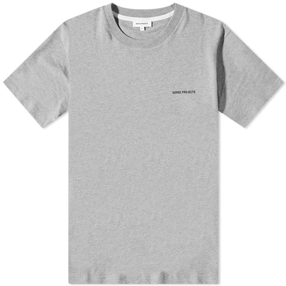 Men's Johannes Standard Logo T-Shirt Light Grey Melange