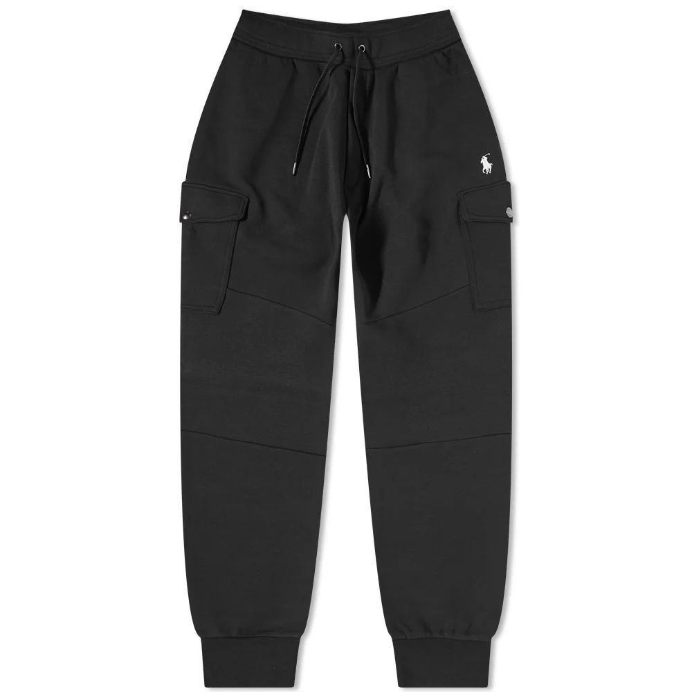 Men's Jersey Cargo Pant Polo Black