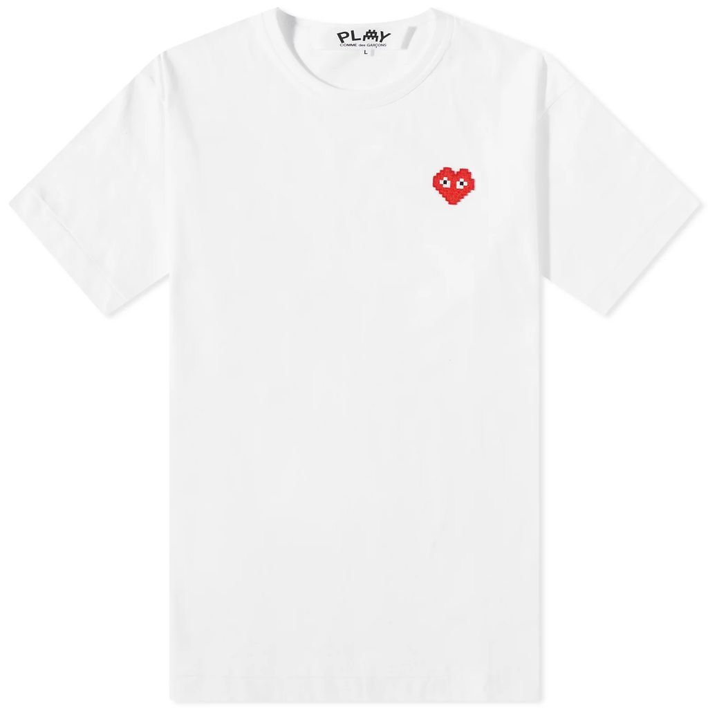 Men's Invader Heart T-Shirt White
