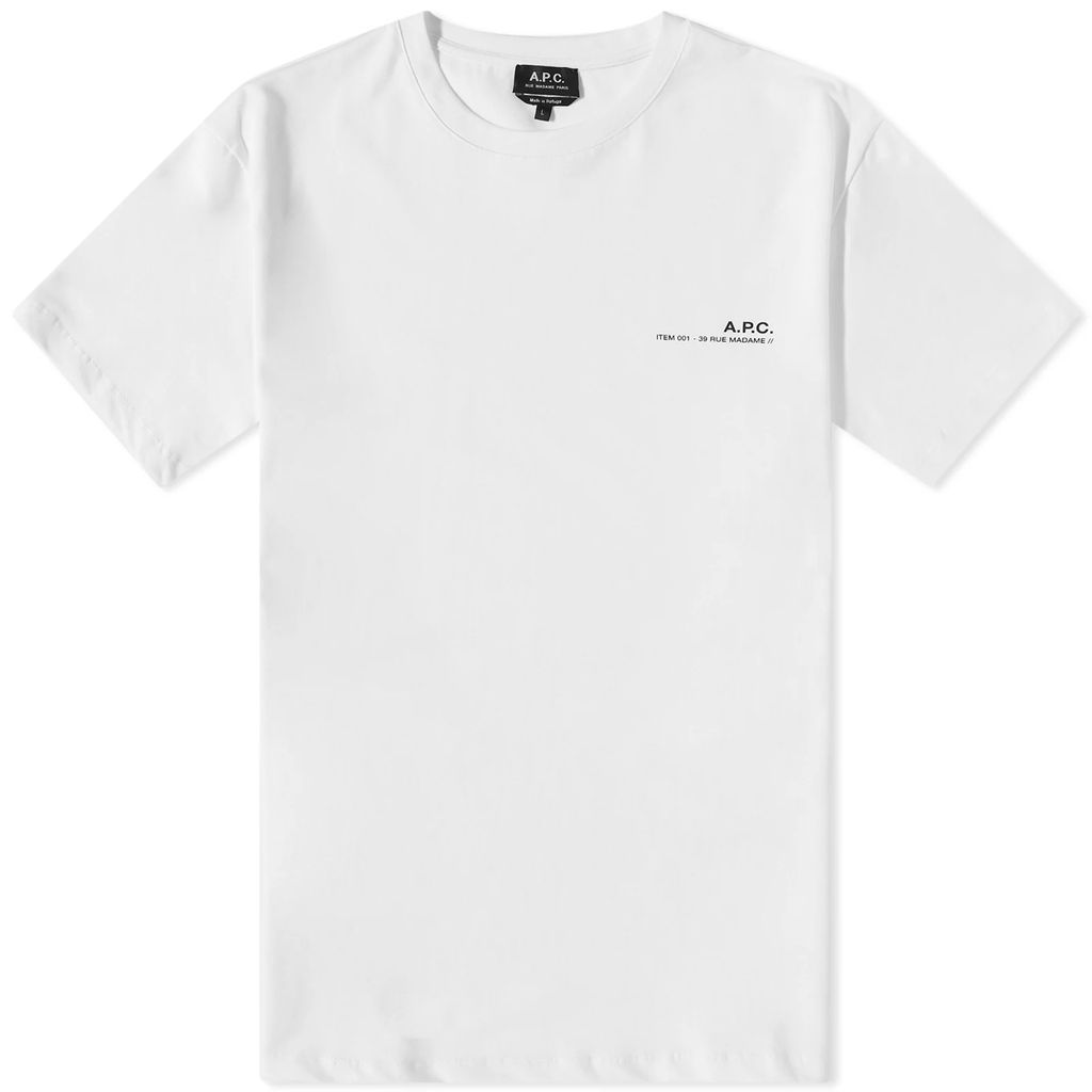 Men's Item Logo T-Shirt White