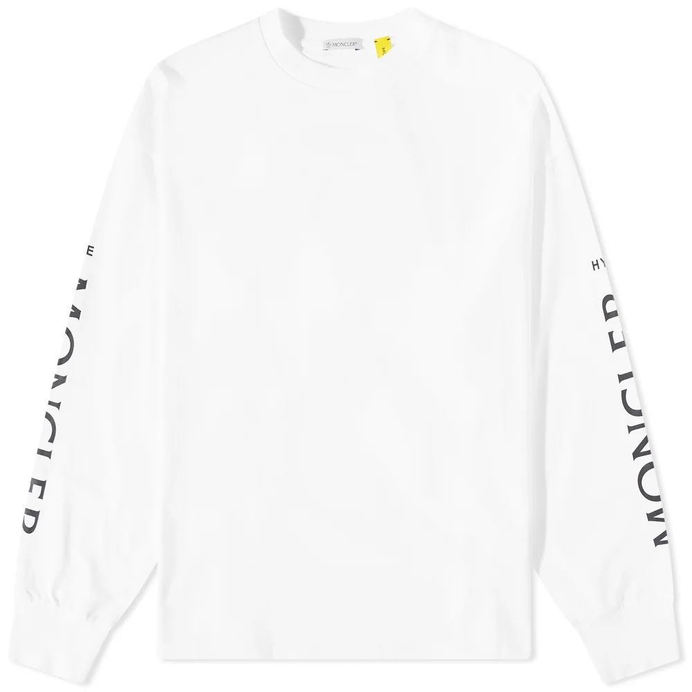 Men's Genius x HYKE Long Sleeve Logo T-Shirt White