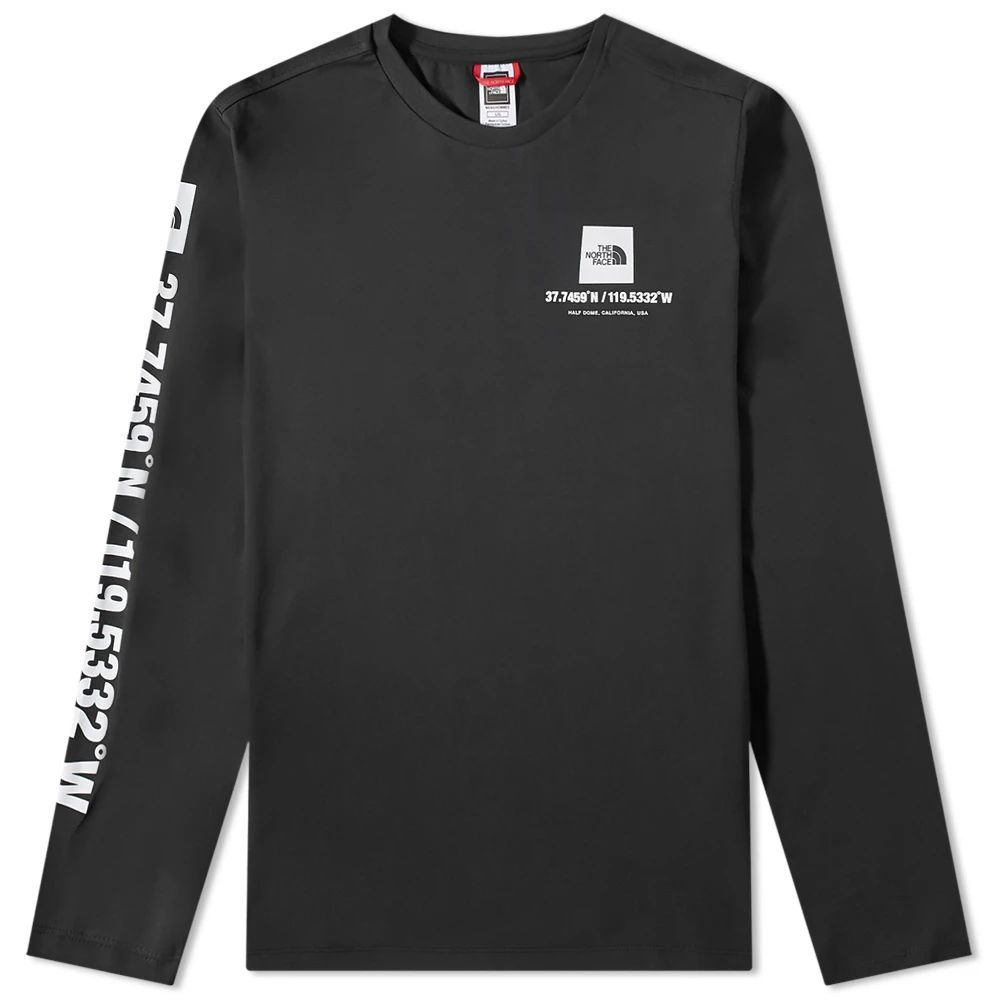 Men's Long Sleeve Coordinates T-Shirt Tnf Black