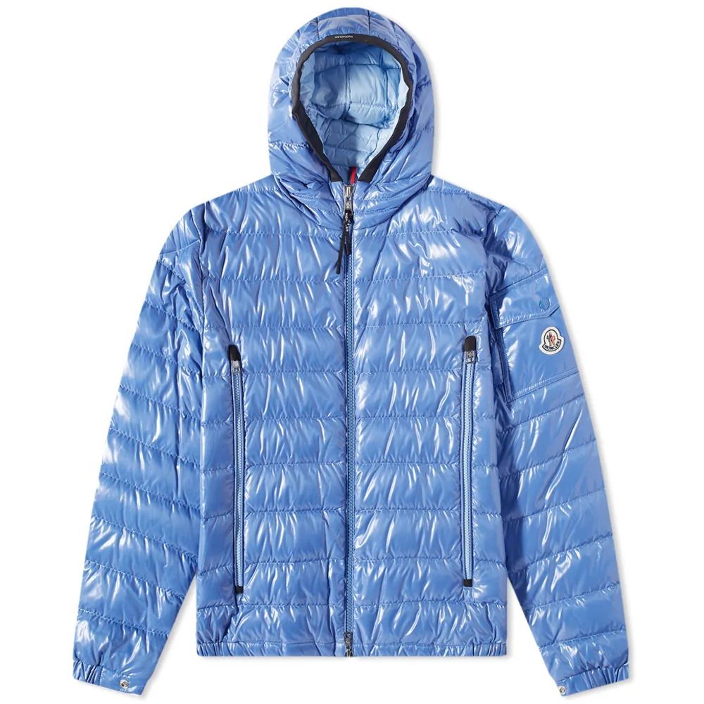 Men's Galion Hooded Down Jacket Mid Blue