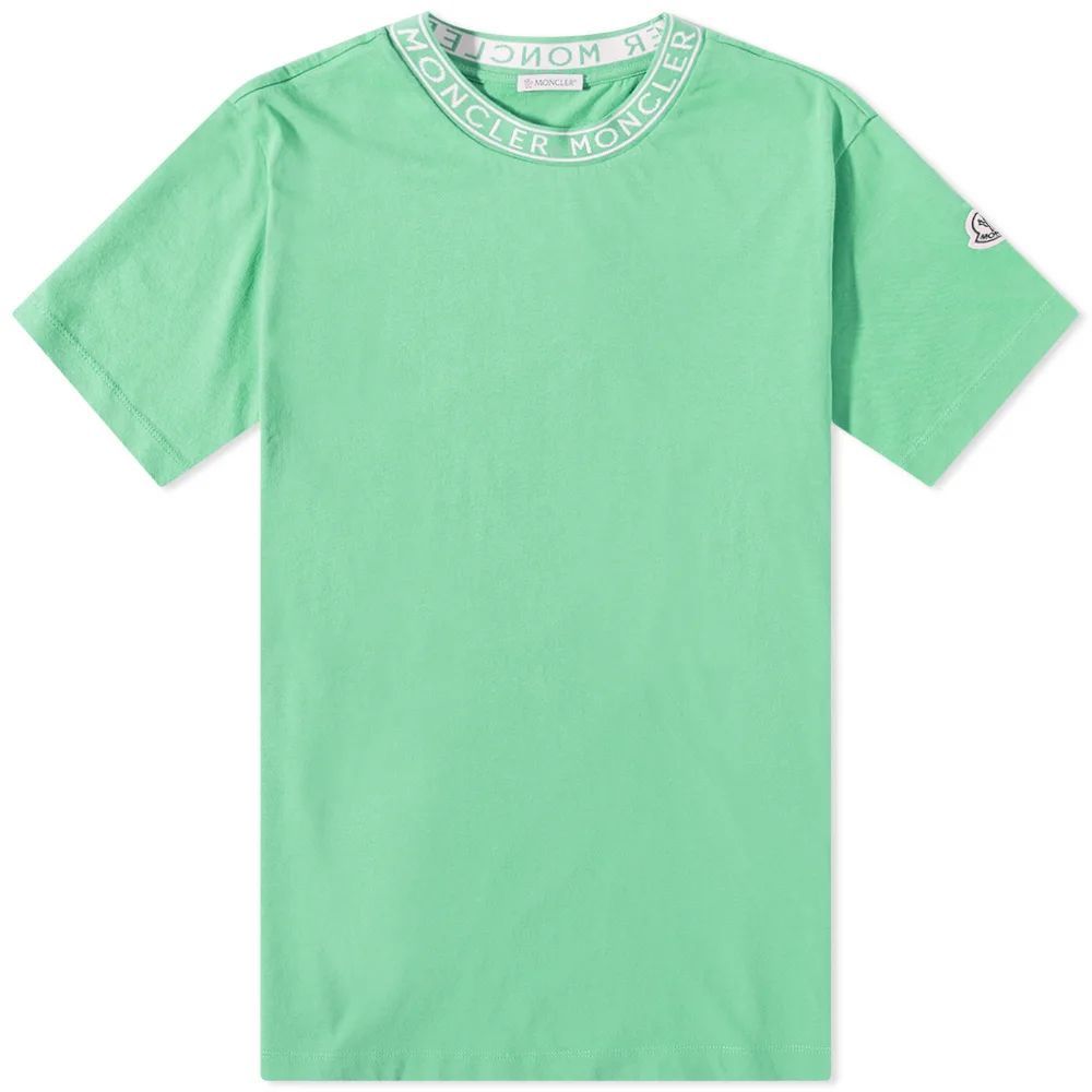 Men's Logo Ribbed T-Shirt Green