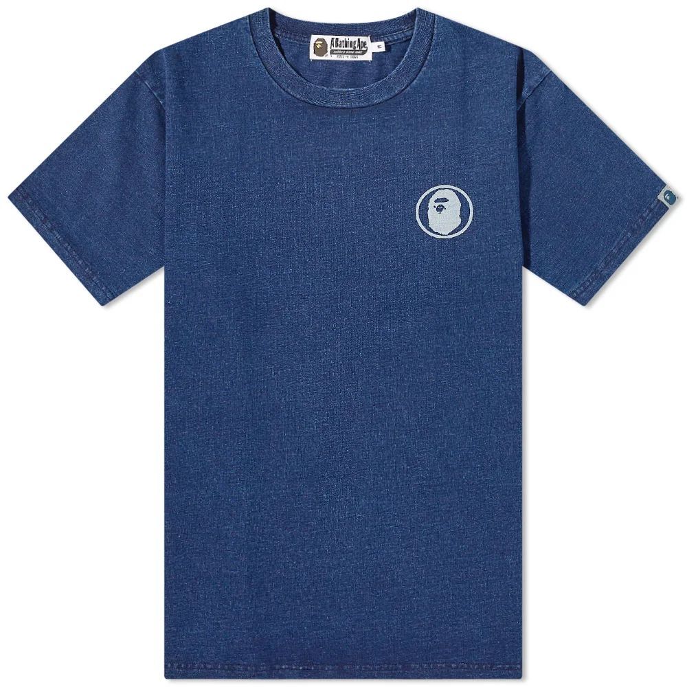 Men's Japan Culture Graphic T-Shirt Indigo