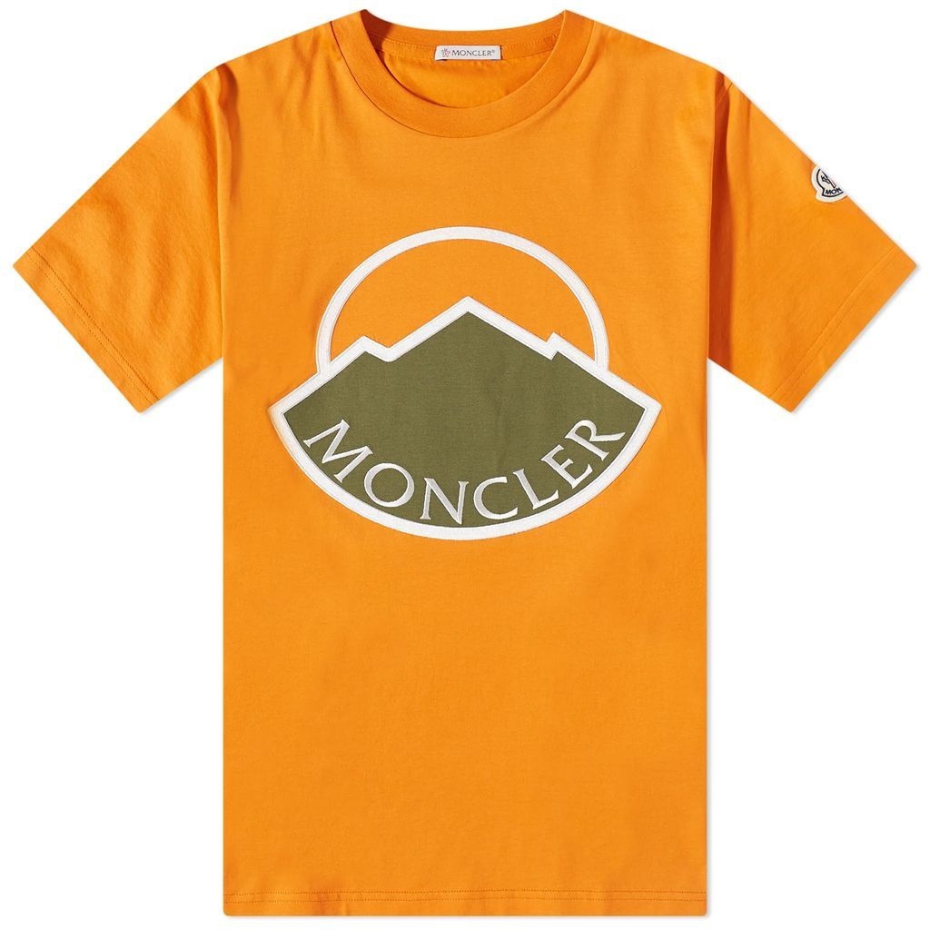 Men's Large Logo T-Shirt Orange