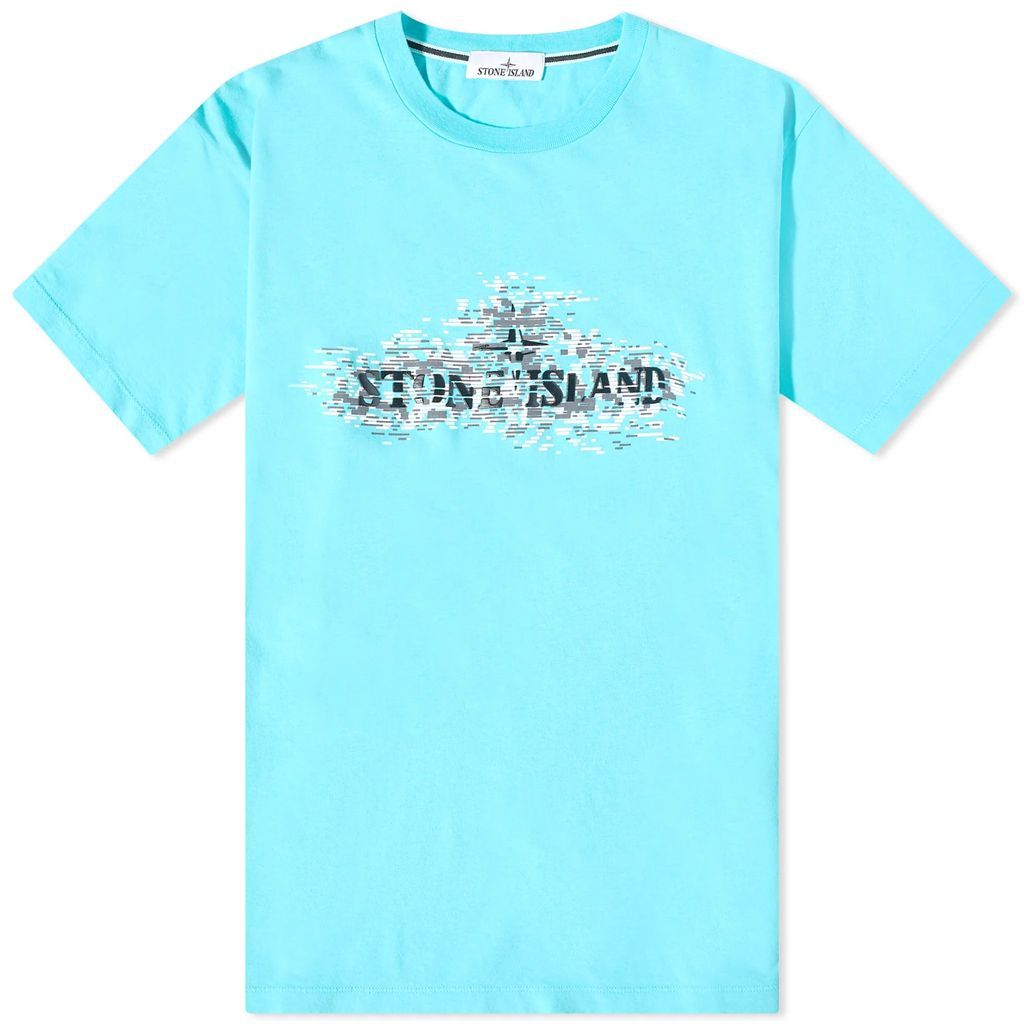 Men's Institutional Two Graphic T-Shirt Turquoise