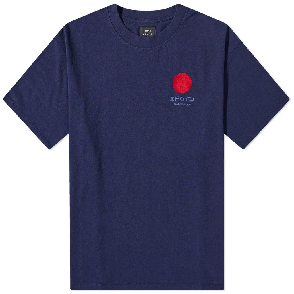 Men's Japanese Sun Supply T-Shirt Maritime Blue