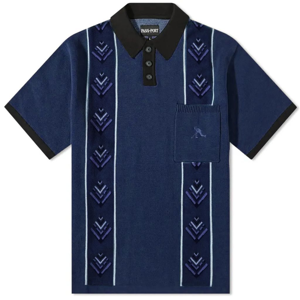 Men's Haven Knitted Polo Navy